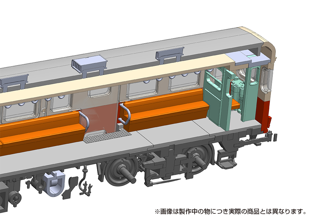 PP099 小湊鉄道 キハ200形 前期型 ボディ着色済み組立キット(動力無し) HOゲージ 鉄道模型 PLUM(プラム)